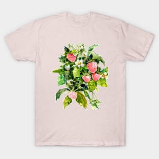 Pink Strawberries T-Shirt